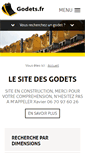 Mobile Screenshot of godets.fr