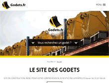 Tablet Screenshot of godets.fr